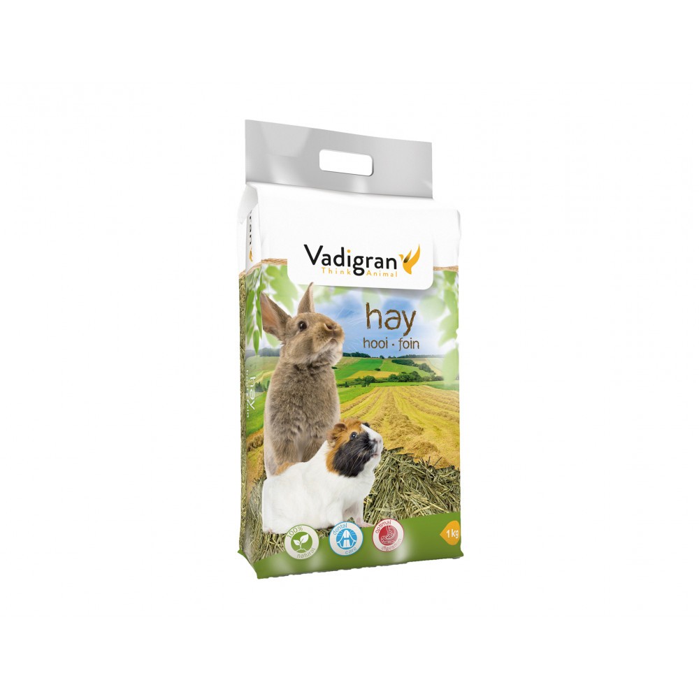 Foin Naturel Pour Rongeurs 30L 1kg Vadigran