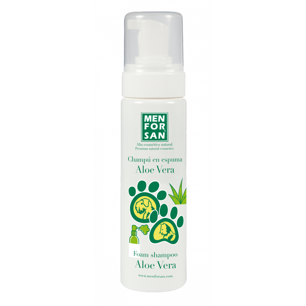 Shampooing Sec À L'Aloe Vera Pour Chiens Et Chats 200ml